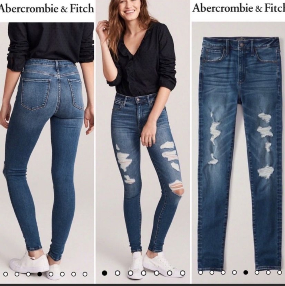 NWOT A&F Simone High Rise skinny jean LONG